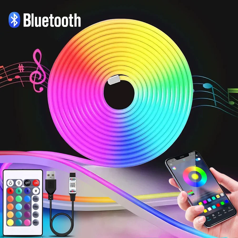 Home Decor App - 1-5 متر RGB LED شريط ضوء