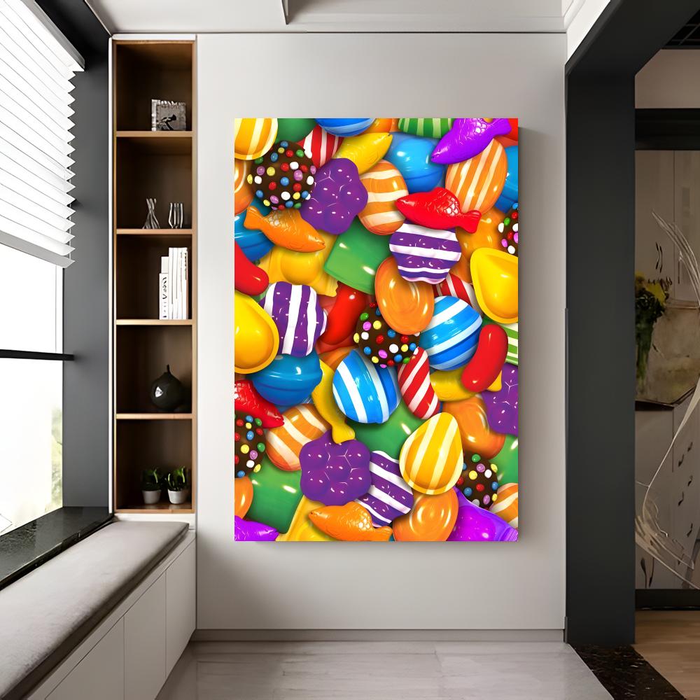 ملصق لعبة C-candy Crush Saga ل - مراجعة Home Decor Mobile Game وسعره