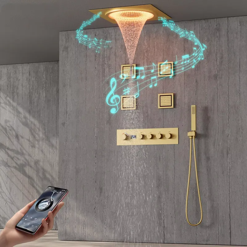 مجموعة دش ذكية بإضاءة LED مع ن - مراجعة Home Decor Gift وسعره
