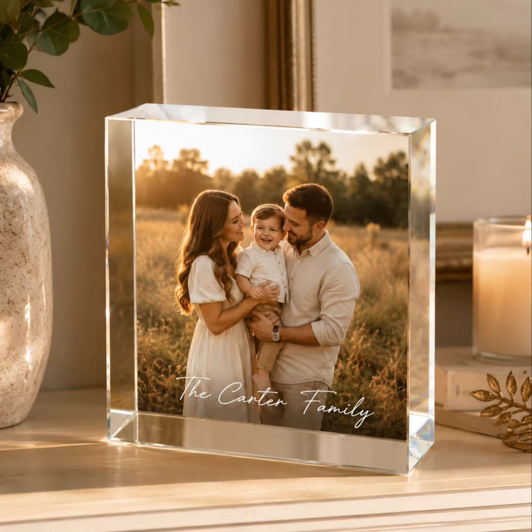 كتلة صور أكريليك مخصصة للعائلة - مراجعة Home Decor Free Images وسعره