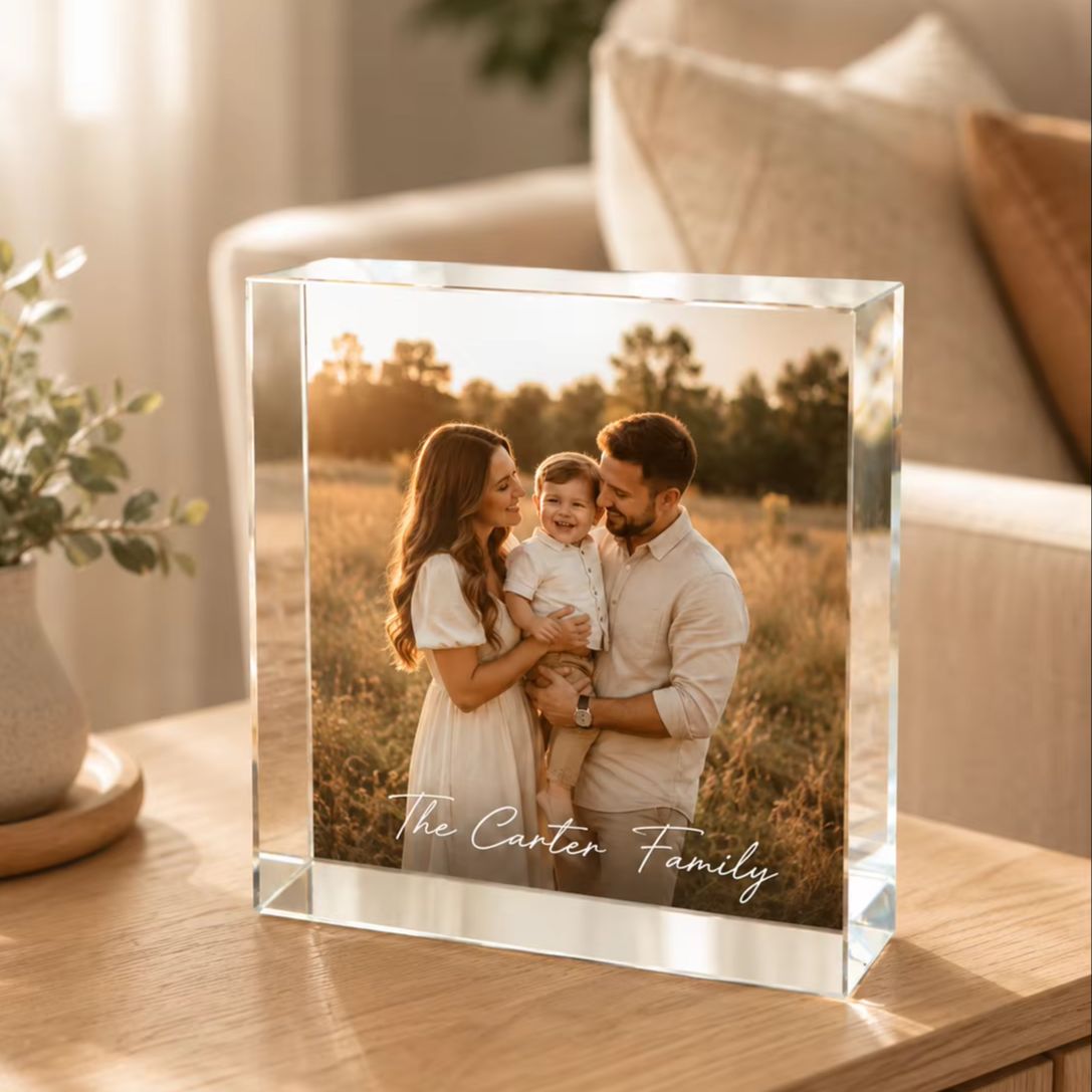 كتلة صور أكريليك مخصصة للعائلة - مراجعة Home Decor Free Images وسعره