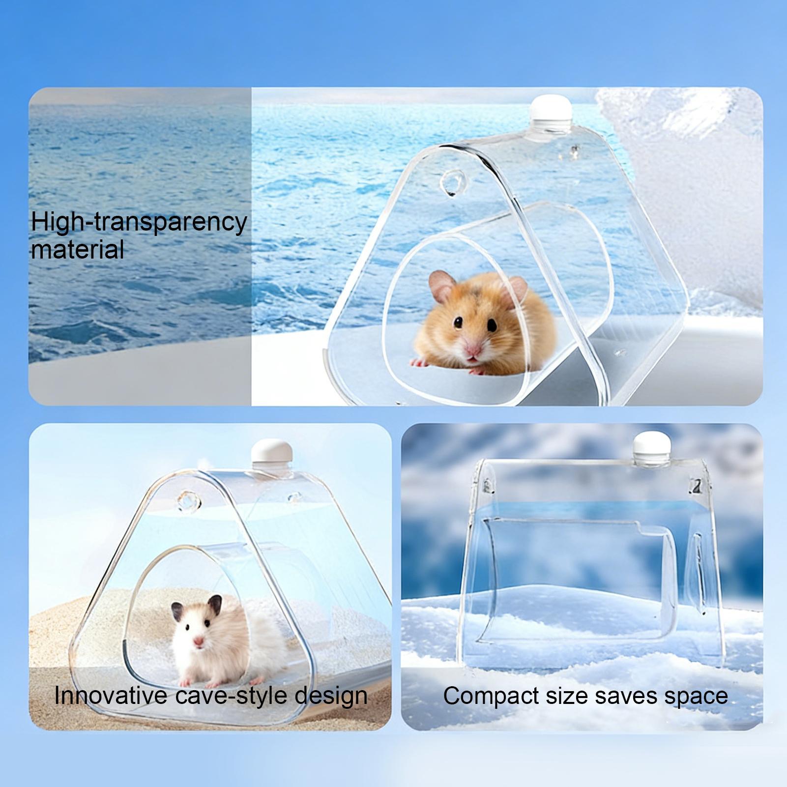 بيت تبريد للهامستر شفاف بالكام - مراجعة Home Decor Habitat وسعره