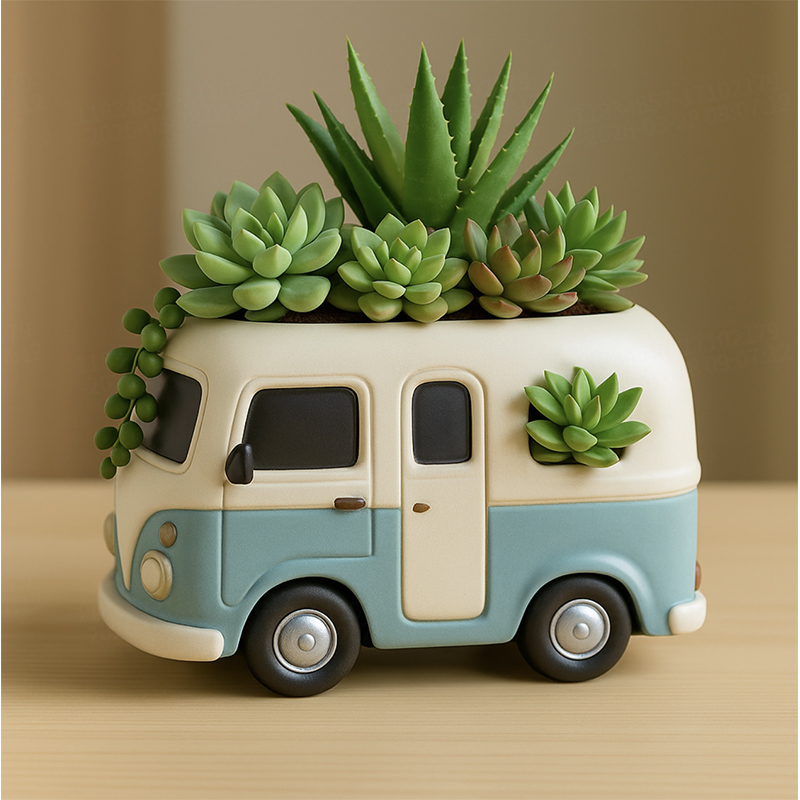 قالب سيليكون ثلاثي الأبعاد بتص - مراجعة Succulent Planter Pot وسعره