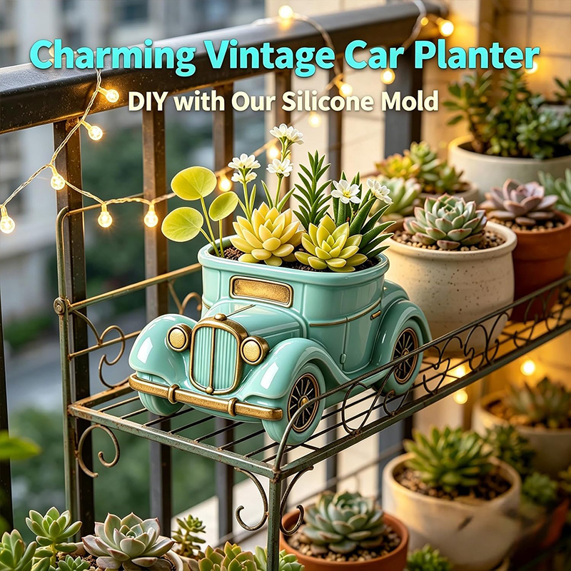 قالب سيليكون ثلاثي الأبعاد بتص - مراجعة Succulent Planter Pot وسعره