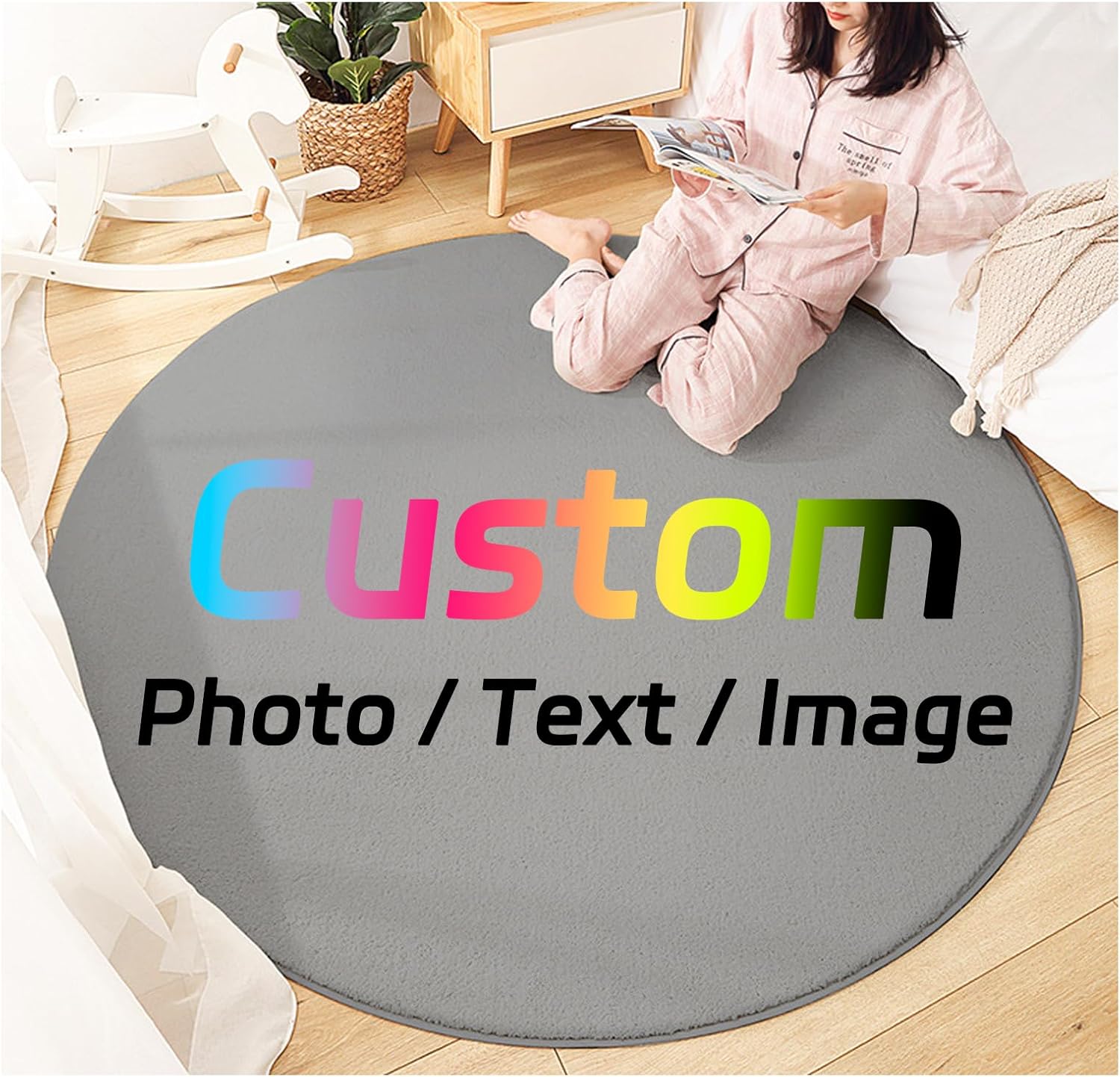 سجادة منطقة مستديرة مخصصة مع ص - مراجعة Home Decor Free Images وسعره