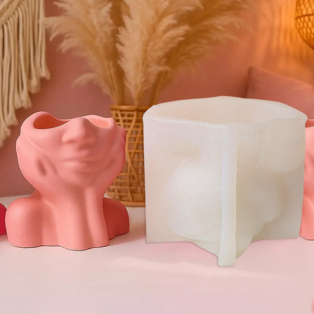 مجردة الوجه زارع وعاء قالب من  - مراجعة Succulent Planter Pot وسعره