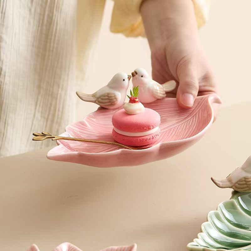 جديد لطيف الطيور ديم سوم علبة  - مراجعة Ceramic Trinket Dish وسعره