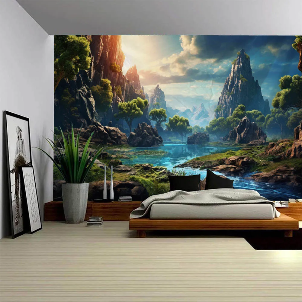 لوحة جدارية طبيعية تصور منظرًا - مراجعة Home Decor Range وسعره