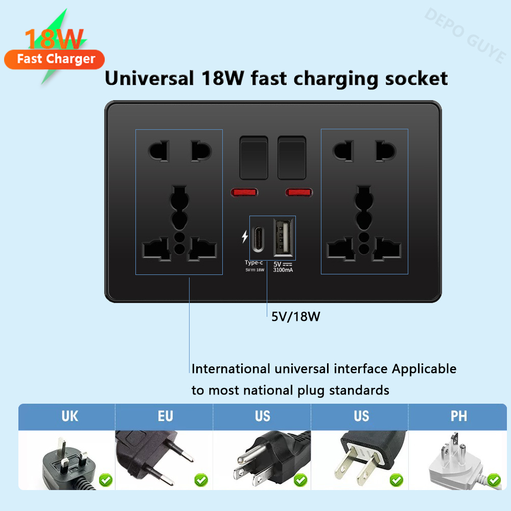 مقبس شحن سريع ذكي USB من النوع - مراجعة Home Decor Uk وسعره