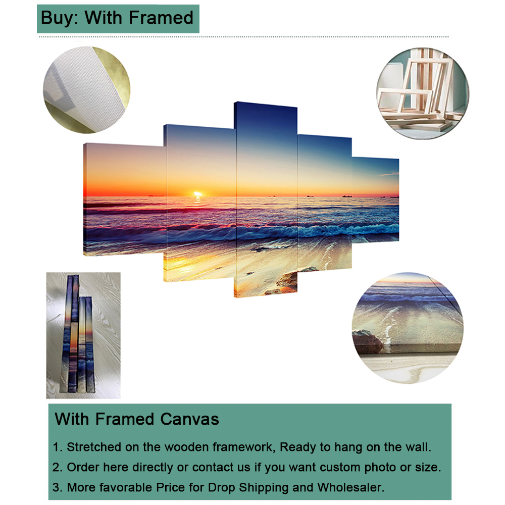 5 قطع جدار الفن قماش السيارات  - مراجعة Home Decor Range وسعره