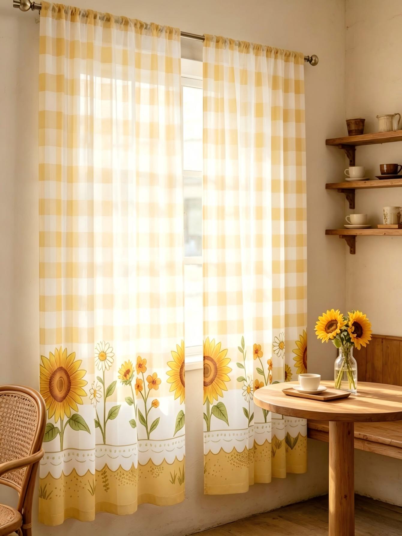 قطعتان من الستائر الشفافة المط - مراجعة Home Decor Wall Panels وسعره