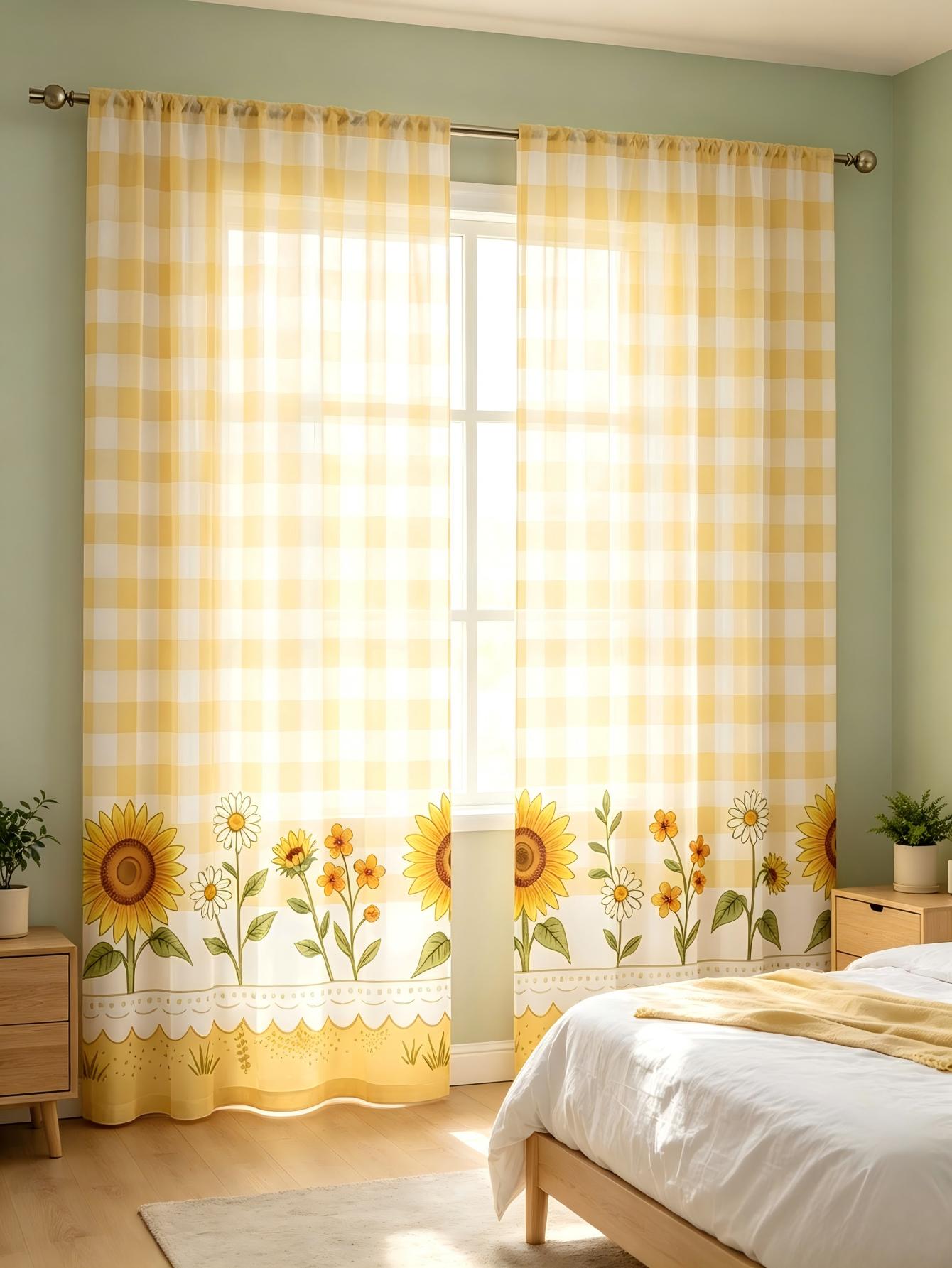 قطعتان من الستائر الشفافة المط - مراجعة Home Decor Wall Panels وسعره