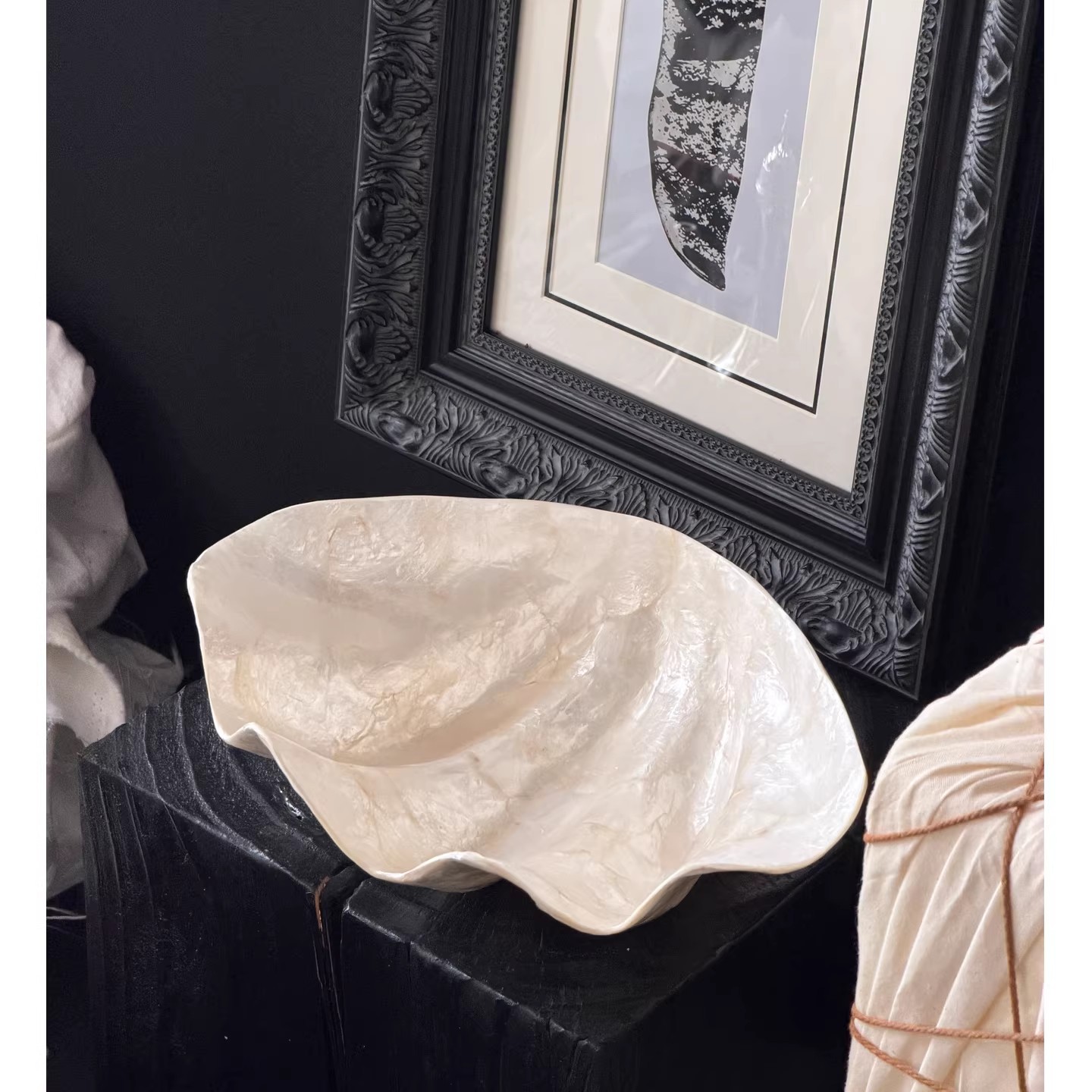 صينية على شكل صدفة، وعاء صدفي  - مراجعة Ceramic Trinket Dish وسعره