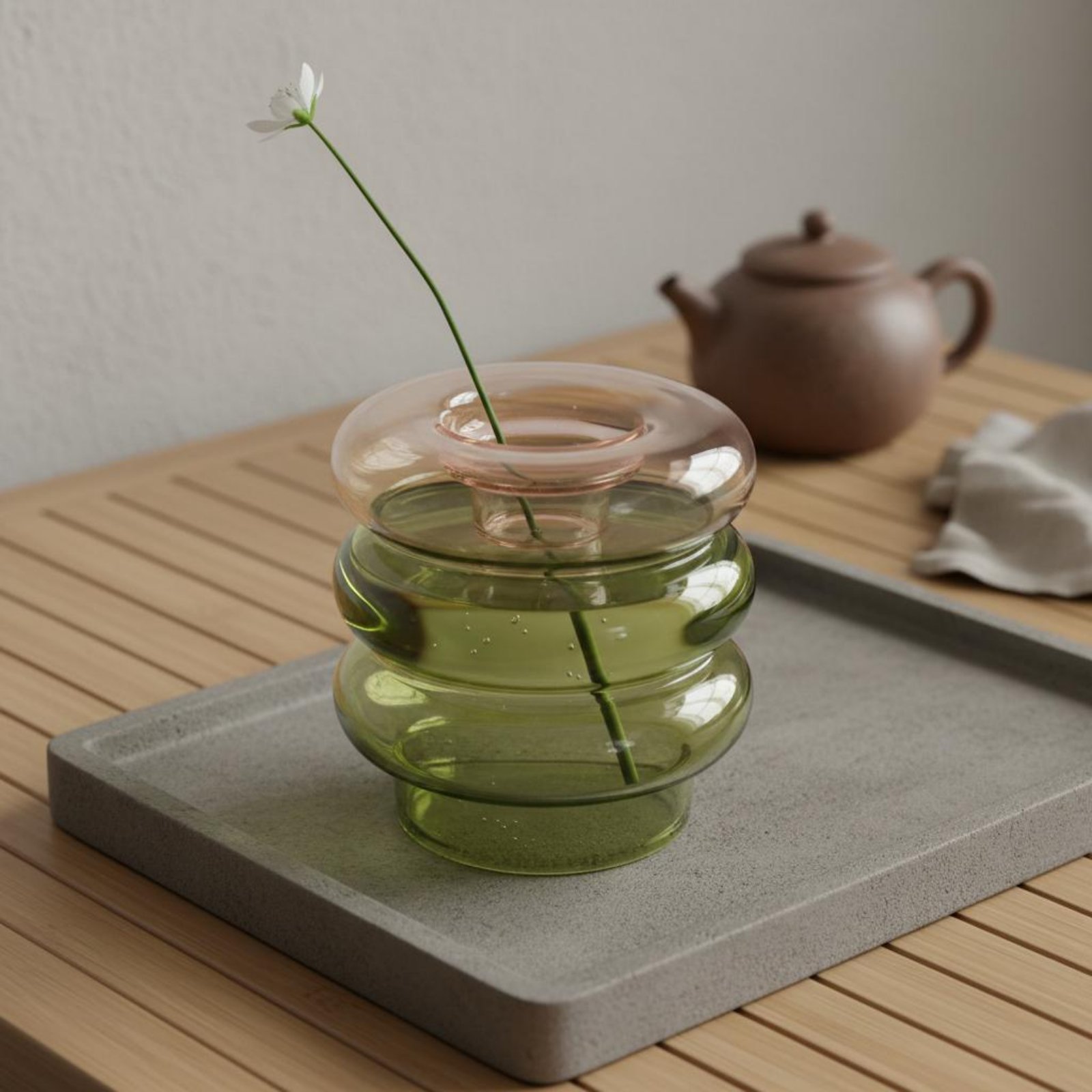 مزهرية زجاجية دائرية شفافة لتز - مراجعة Home Decor Vase وسعره