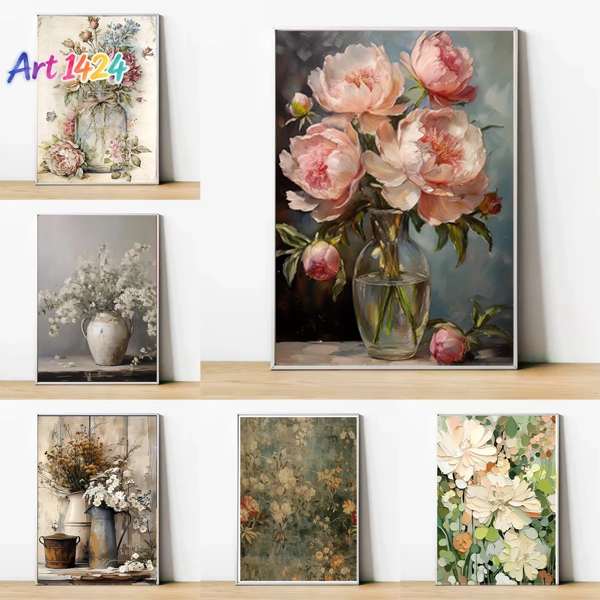 (قطعة واحدة بدون إطار) لوحة فن - مراجعة Home Decor Vase وسعره