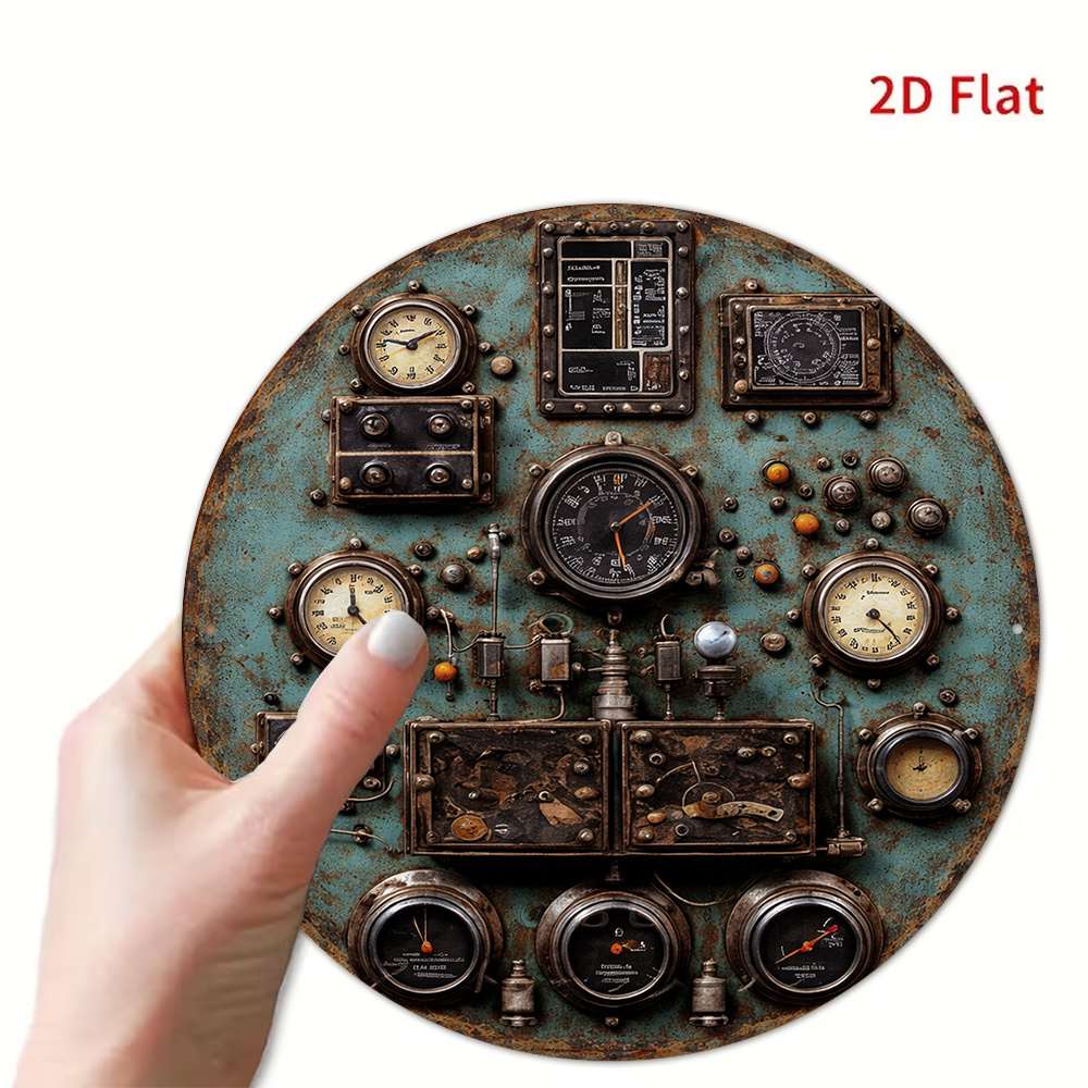 لافتة ألومنيوم دائرية مسطحة بت - مراجعة Home Decor Wall Panels وسعره