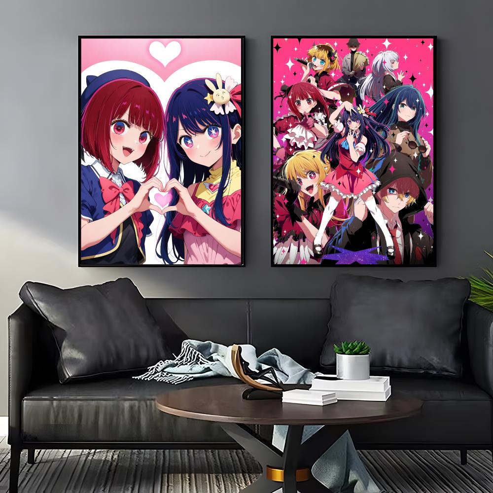 ملصق أنيمي O-Oshi No Ko Hoshin - مراجعة Home Decor Ai Free وسعره