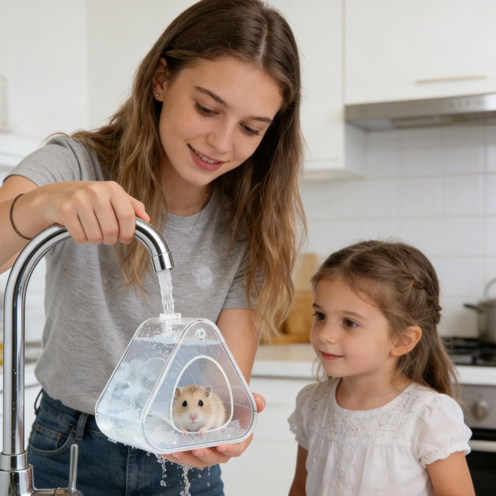 بيت تبريد للهامستر شفاف بالكام - مراجعة Home Decor Habitat وسعره