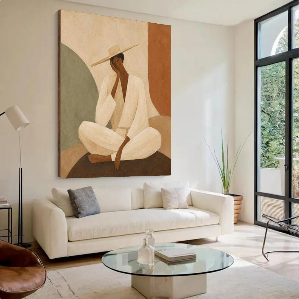 لوحة زيتية تجريدية على القماش  - مراجعة Home Decor Free Images وسعره