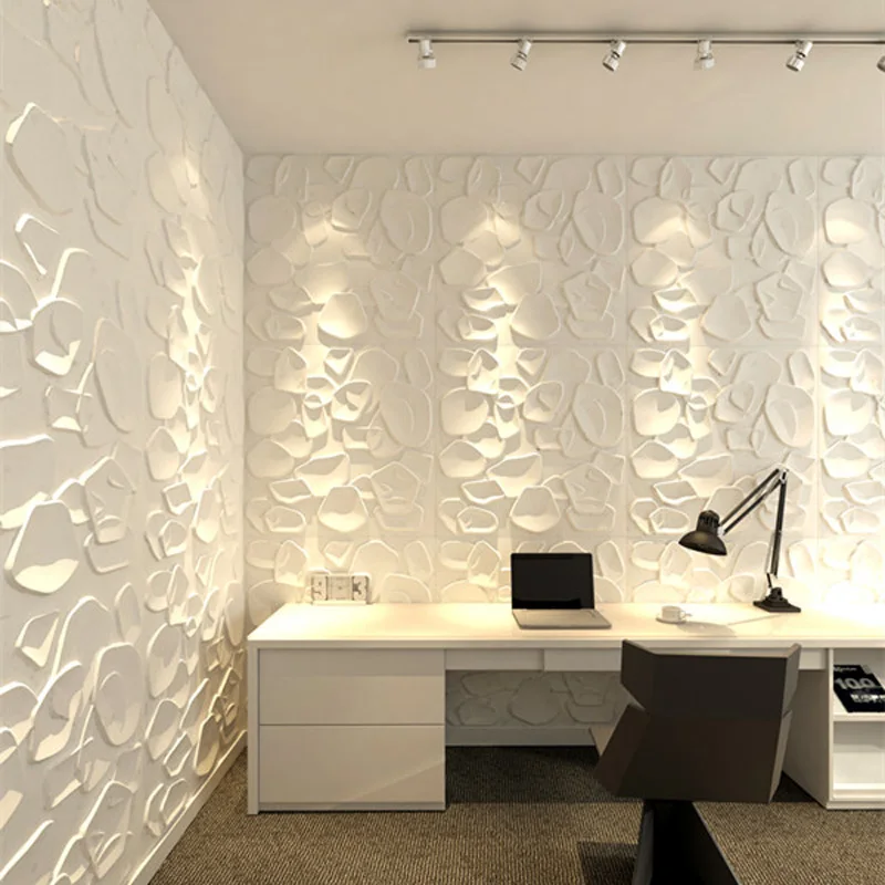 12 قطعة 50x50 سنتيمتر ثلاثية ا - مراجعة Home Decor Wall Panels وسعره