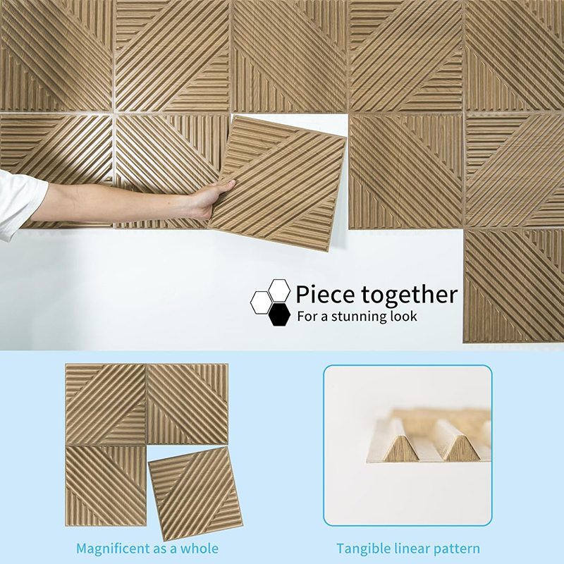 12 قطعة لوحة الحائط ثلاثية الأ - مراجعة Home Decor Wall Panels وسعره
